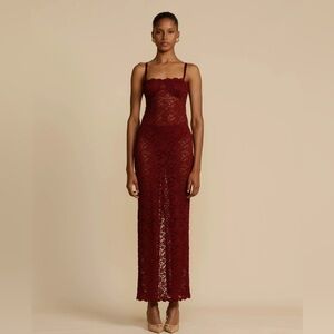 IN SEARCH OF ARCINA ORI MARGOT DRESS IN WINE OR BLACK COLOR